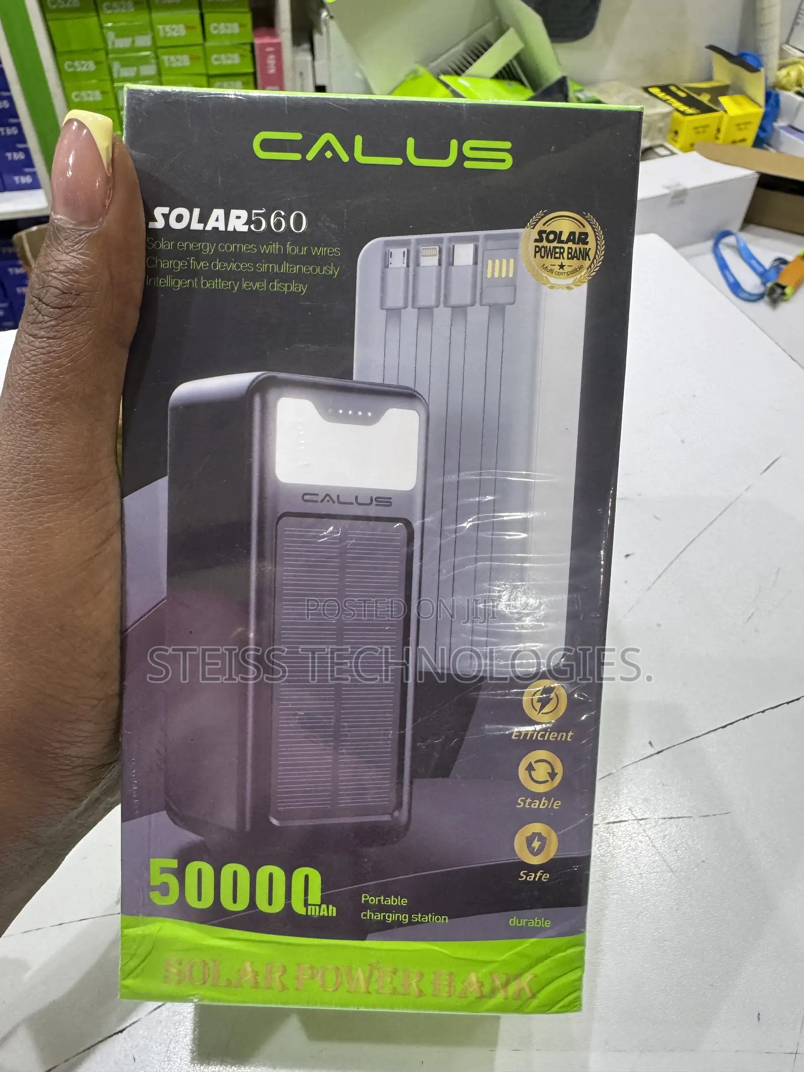 50000mah Calus Solar Portable Powerbank