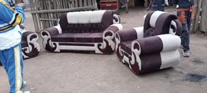 Brown 5 Seater Sofa Set