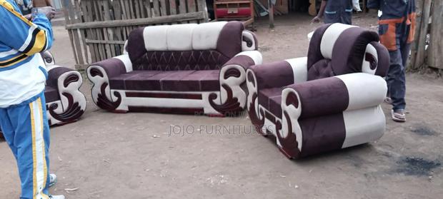 Brown 5 Seater Sofa Set