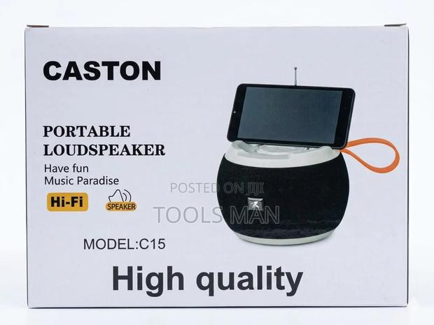 Caston C15 Portable Hi-Fi Bluetooth Speaker With Phone Holder