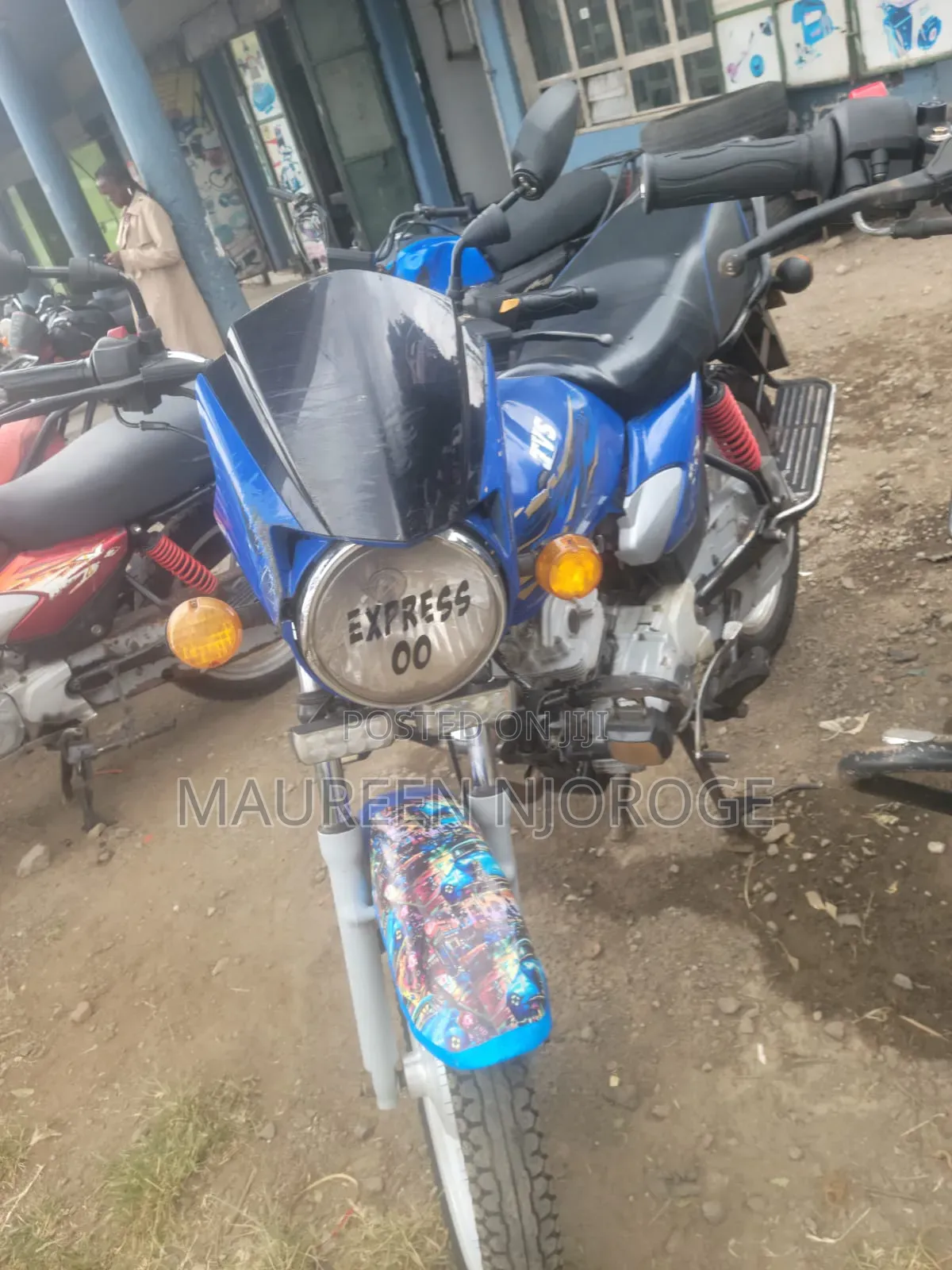 TVS HLX Plus ES 2022 Blue