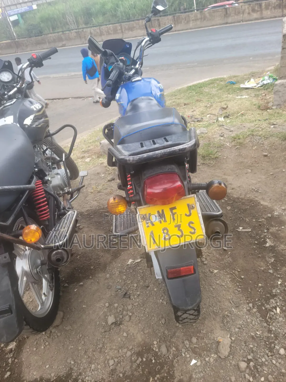 TVS HLX Plus ES 2022 Blue