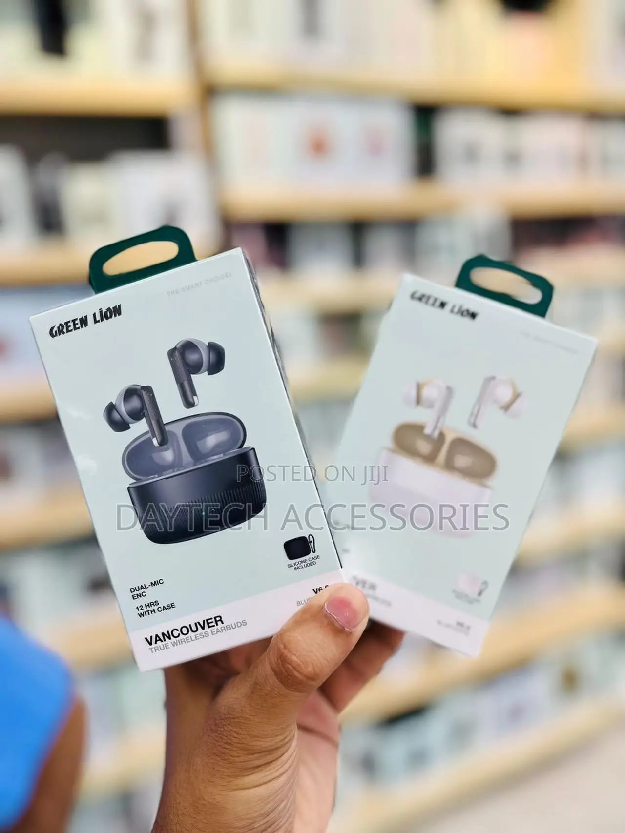 Green Lion Vancouver True Wireless Earbuds Waterproof Usb C Case.