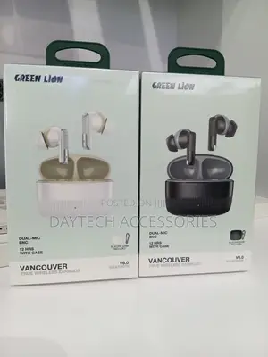 Green Lion Vancouver True Wireless Earbuds Waterproof Usb C Case.