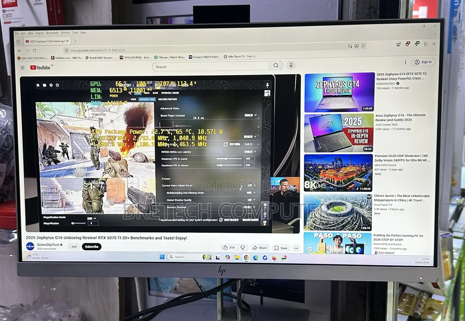 24”Edge to Edge With Webcam