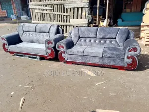 Grey 5 Seater Sofa Set