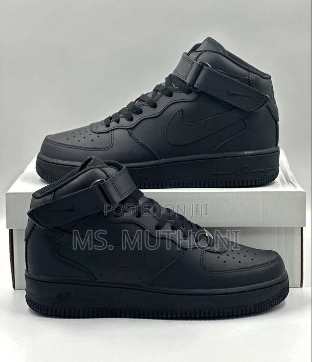 Quality ( Black/ White )High Top Airforce Sizes 38~45 - thumbnail 2