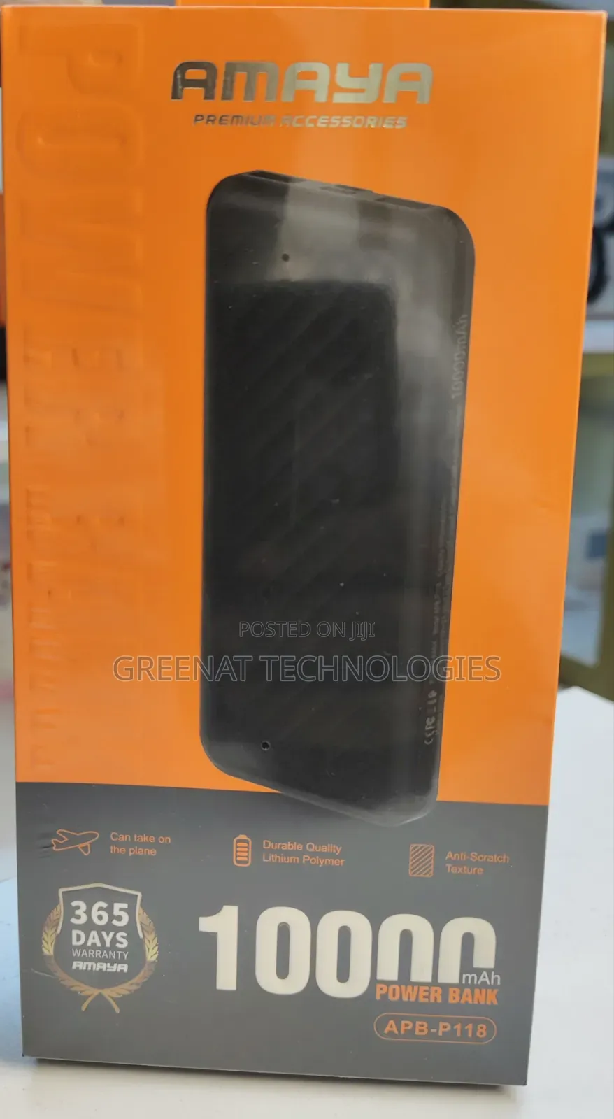 Amaya Premium Accessories 10000mah Power Bank Apb-P118