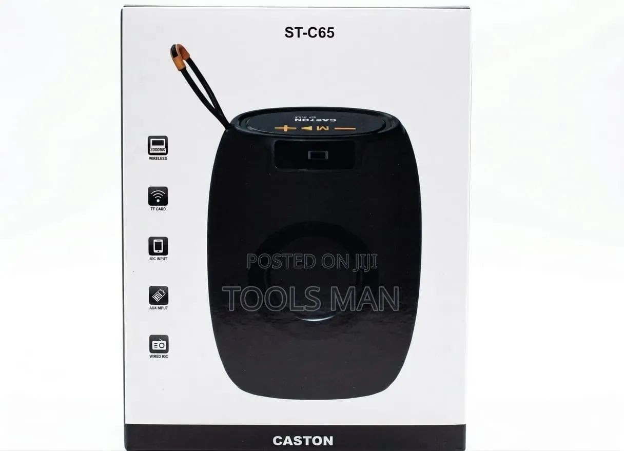 Caston St-C65 Portable Wireless Bluetooth Speaker With Mic Support.