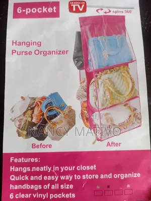 Hanging Purse Organizer/Handbag Organizer