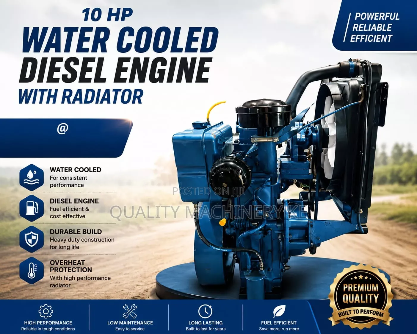 Heavy-Duty Water Cooled Diesel Engine