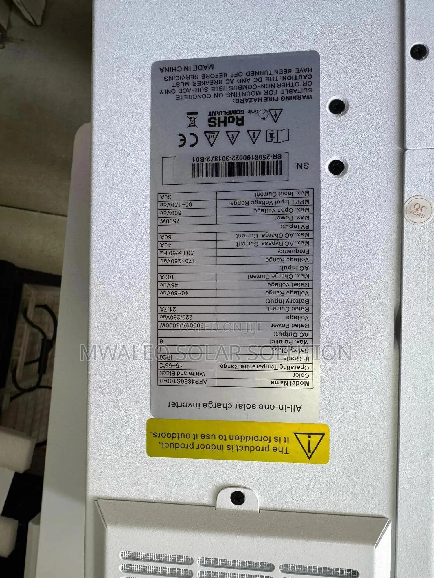 Srne 5000w 48vdc Hybrid Inverter
