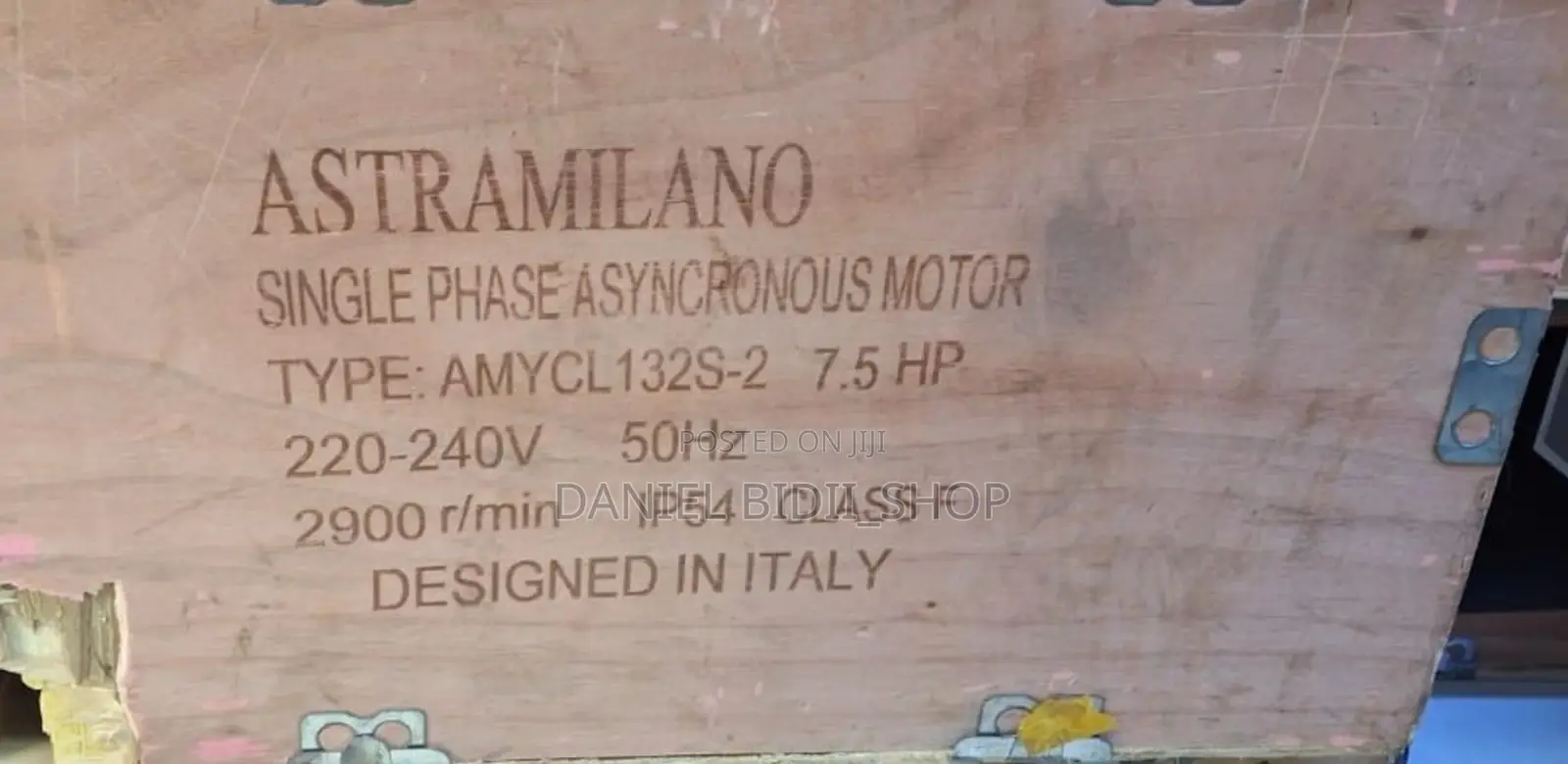 Astramilano 5hp Single Phase Motor Low Speed