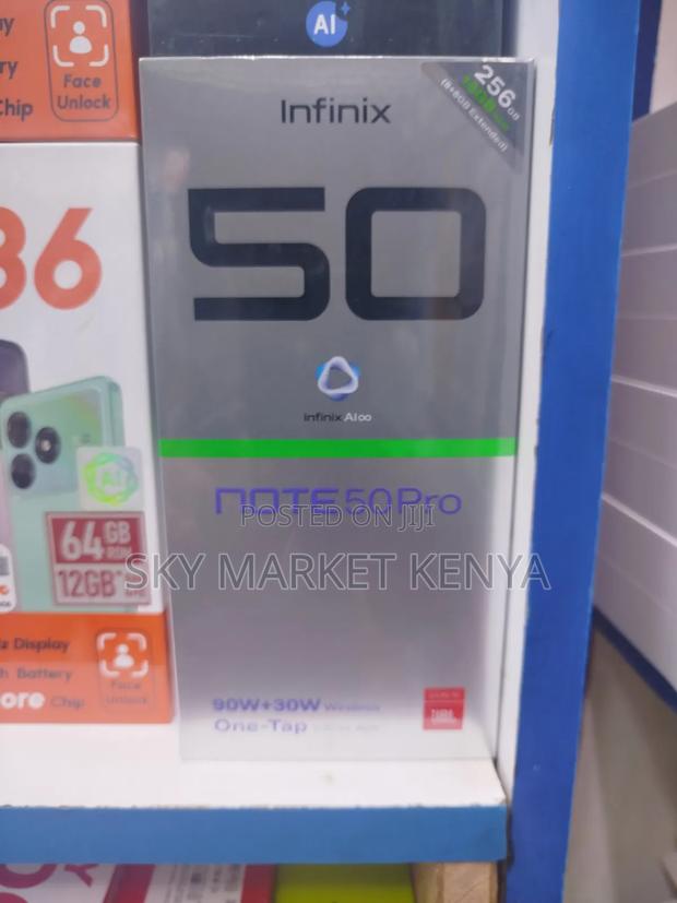 New Infinix Note 50 Pro 256 GB Gray - thumbnail 3