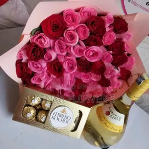 Pink Roses Bouquet For Her
