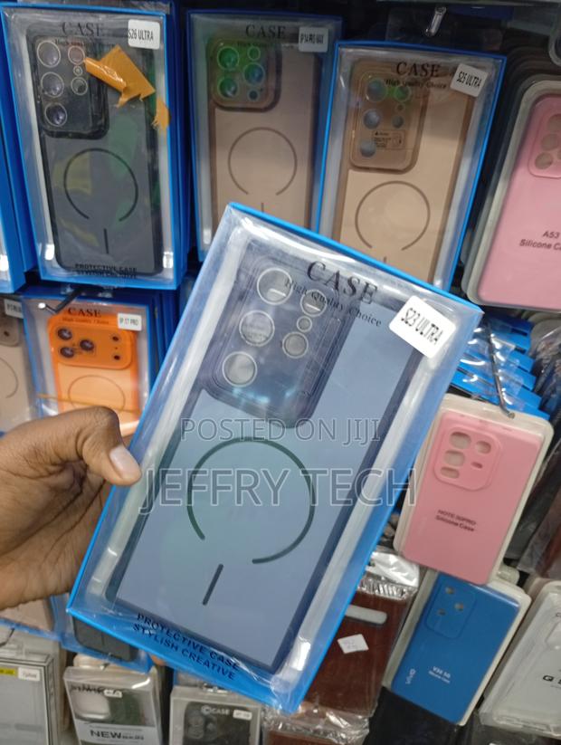 Samsung Galaxy S23 Ultra,Translucent Matte Magnetic Case - thumbnail 2