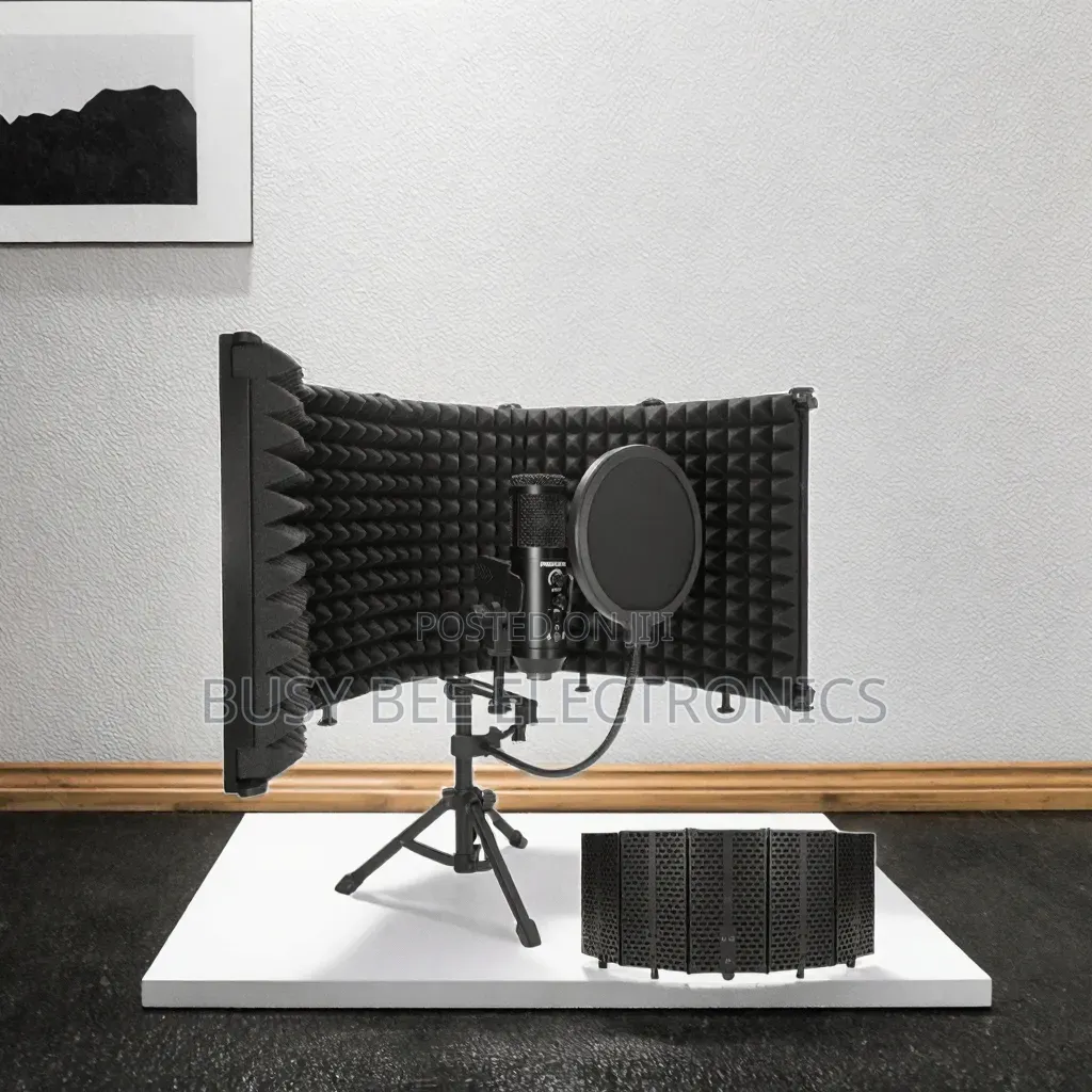 Noise Cancelling Vocals Metal Isolation Shield