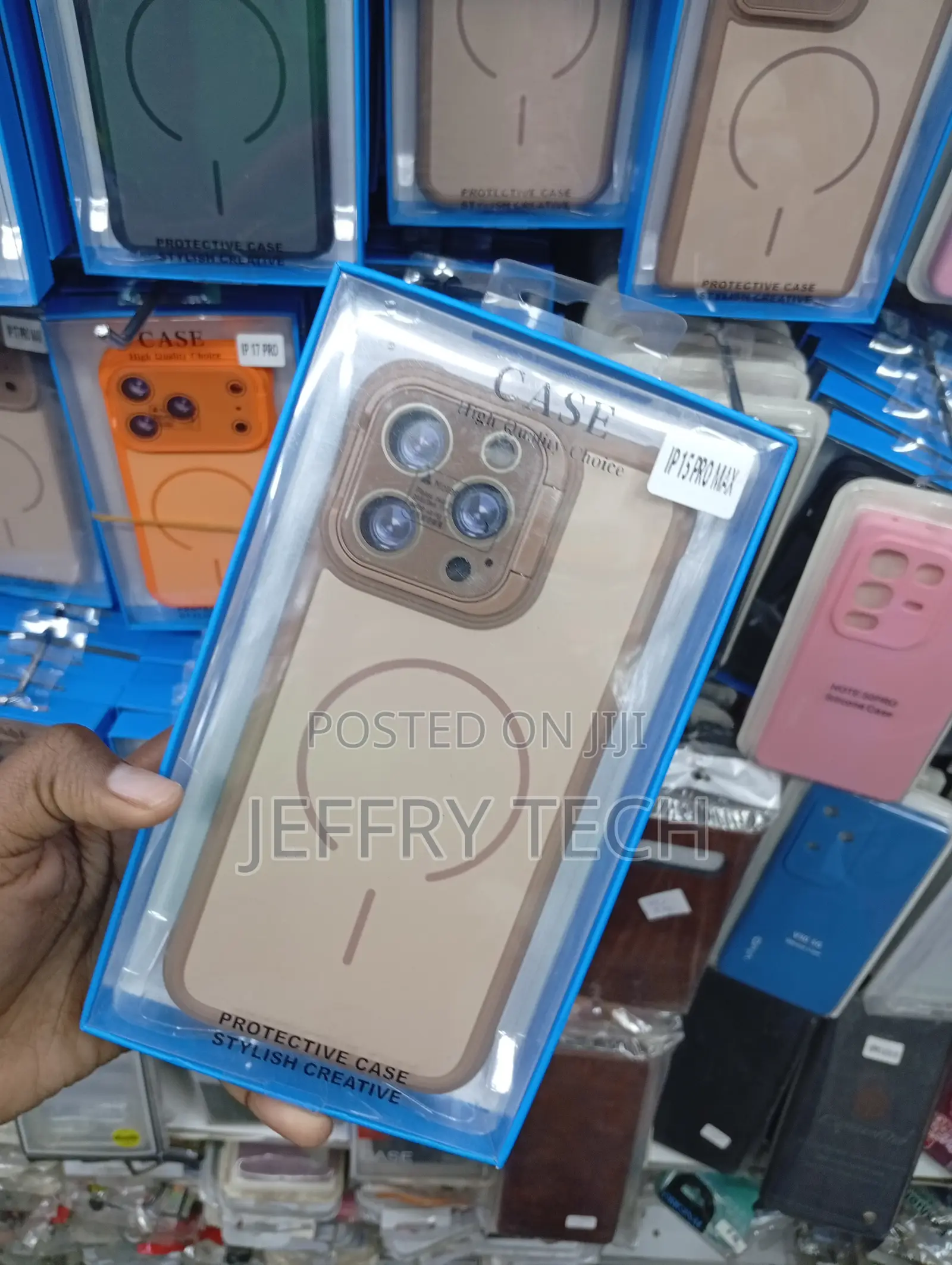 iPhone 15 Pro Max Frosted Semi-Translucent Back Panel Cover