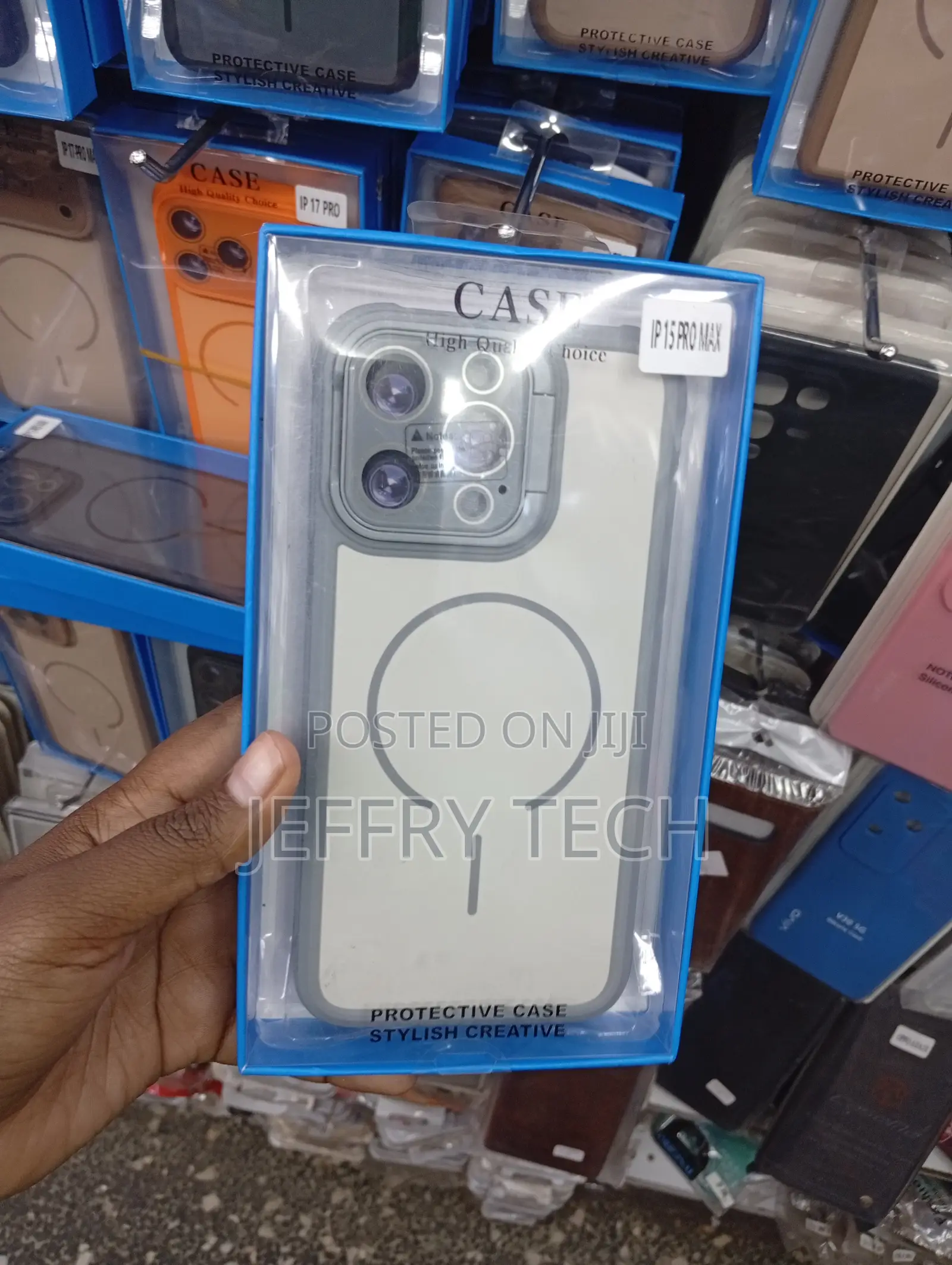 iPhone 15 Pro Max Matte Translucent Back