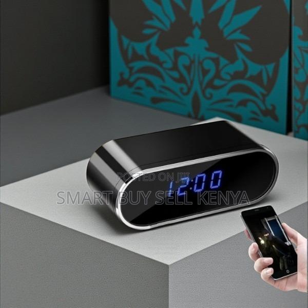 Motion Sensor Hd Security 1080p Alarm Table Clock Hidden Spy Camera