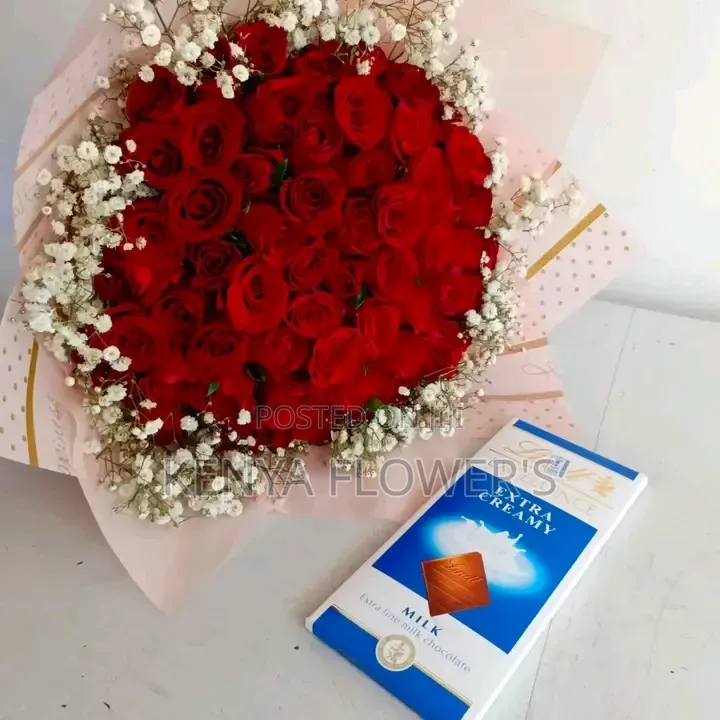 Flower Bouquet And Gift