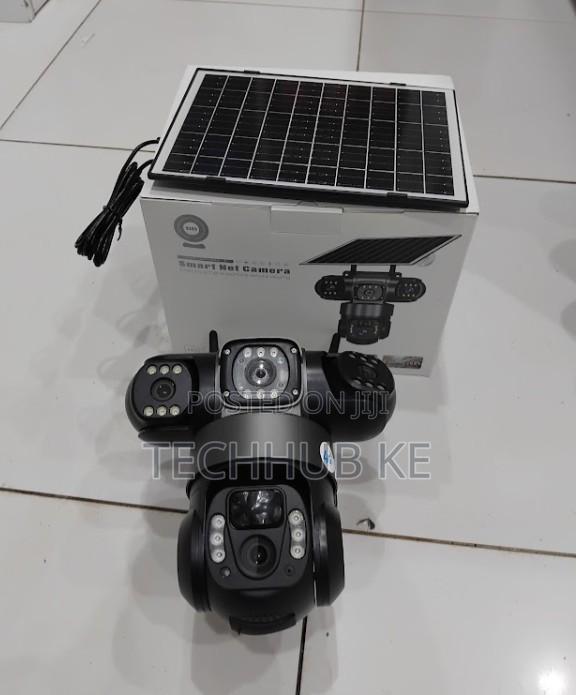 4g Triple Lens Solar Powered PTZ Camera Vts28