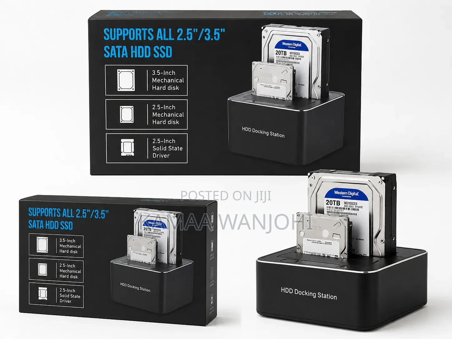 HDD Docking Station for 2.5" 3.5" Sata HDD