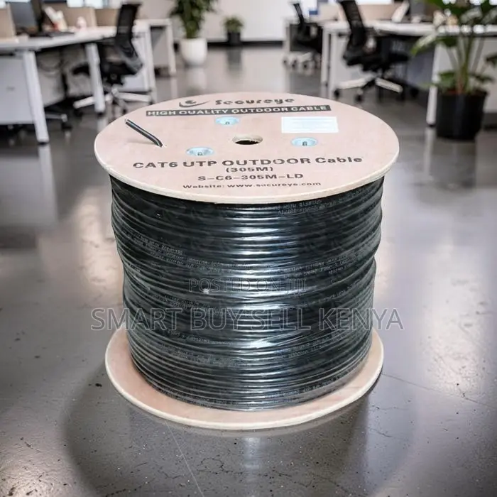 Reliable Connectivity 305m Outdoor Utp Cat 6 Networking Lan Cable Roll