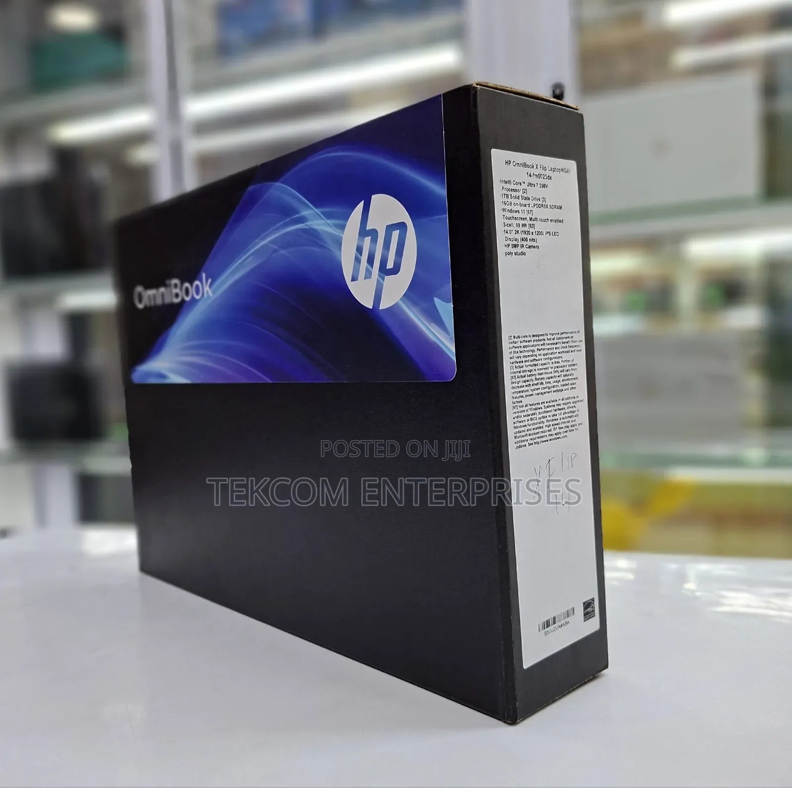 New Laptop HP OmniBook X Flip 14" 16GB Intel Core Ultra 7 SSD 1T