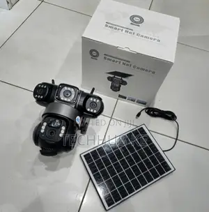 Wireless 4g Sim Card Solar Security CCTV Camera Monitoring Three Lens