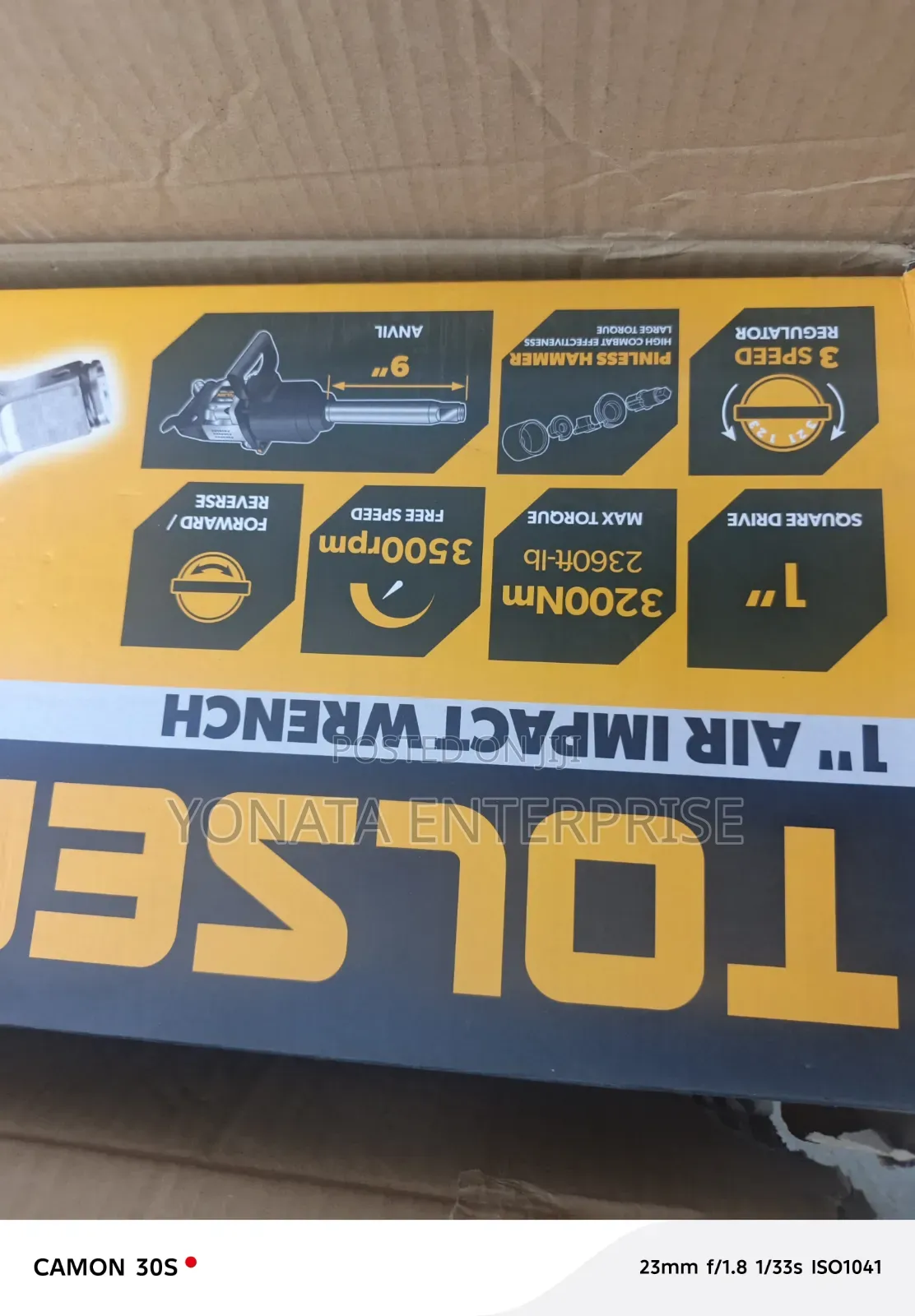 Heavy Duty 1" Air Impact Wrench