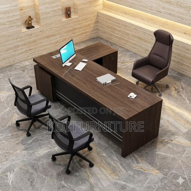 Office Desk; 1.8 Executive Style Office Bosses Desk - thumbnail 5