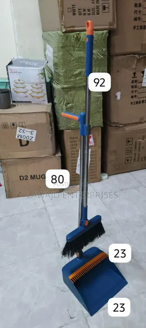 Self-Cleaning Broom Set