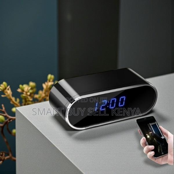 Infrared Night Vision Spy 1080p Alarm Table Clock Hidden Spy Camera