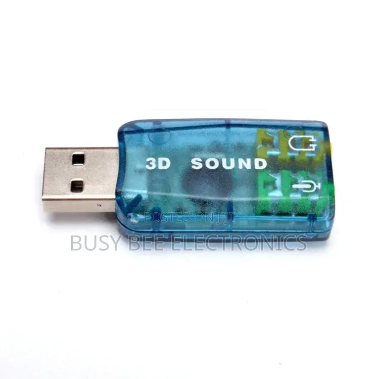 External Usb 5.1 3d Sound Card Audio Adapter