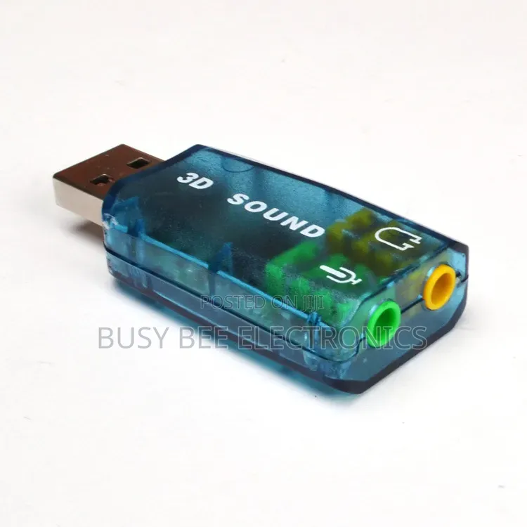 External Usb 5.1 3d Sound Card Audio Adapter