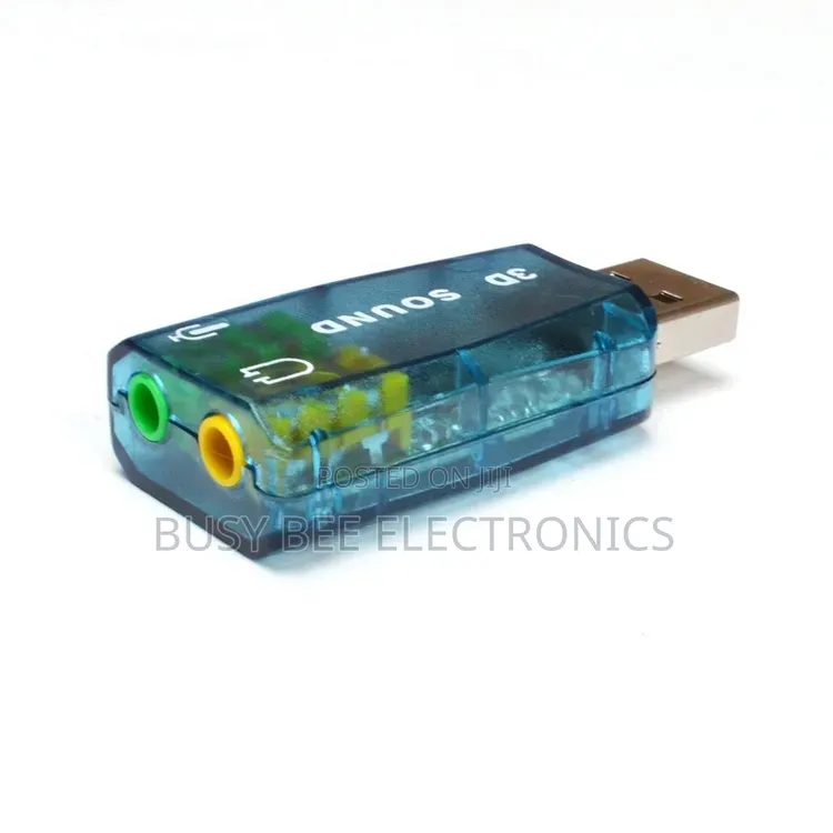 External Usb 5.1 3d Sound Card Audio Adapter