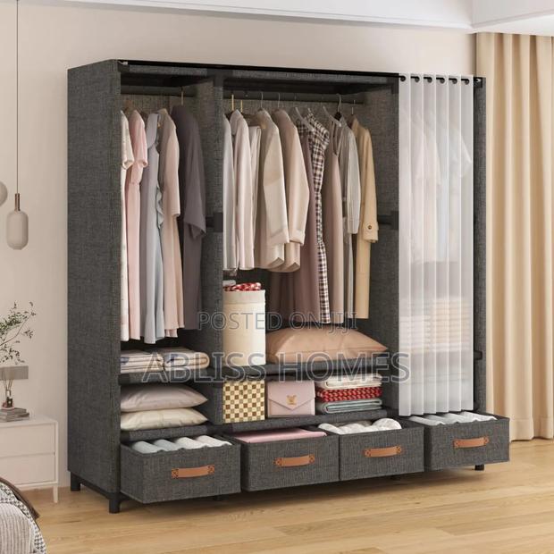 Elegant Heavy Duty Metallic Wardrobe - thumbnail 2