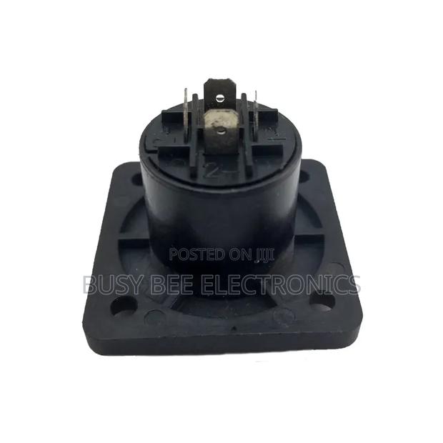 XLR 4pin Female Panel Chassis Mount Socket Audio Connector - thumbnail 2