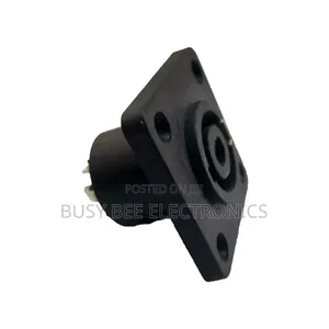 XLR 4pin Female Panel Chassis Mount Socket Audio Connector