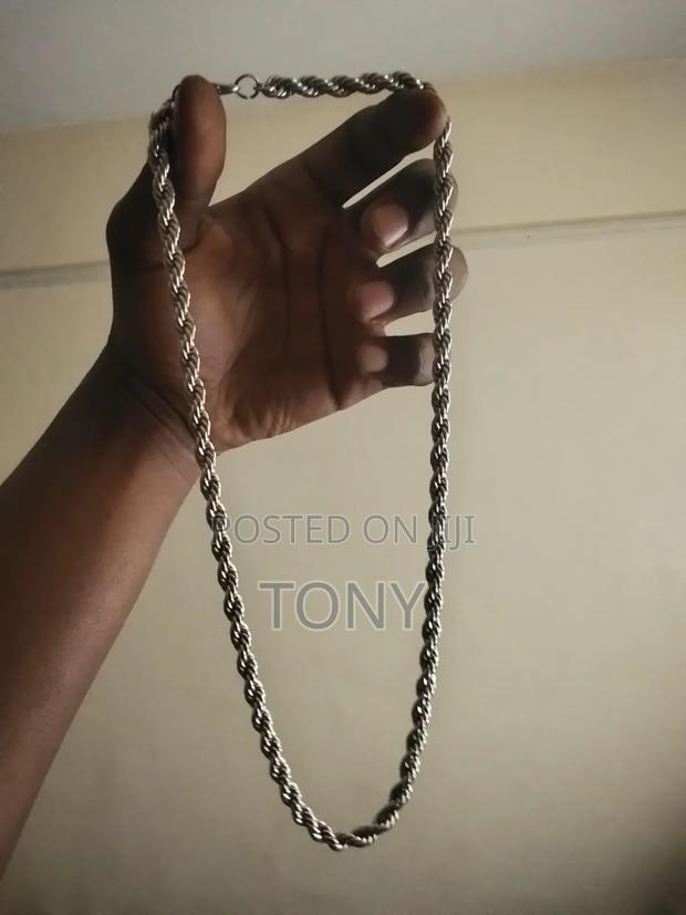 Silver Twisted Rope Chain