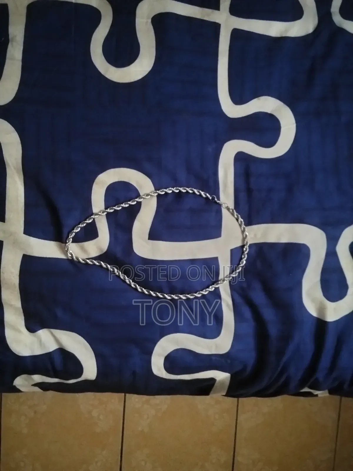 Silver Twisted Rope Chain