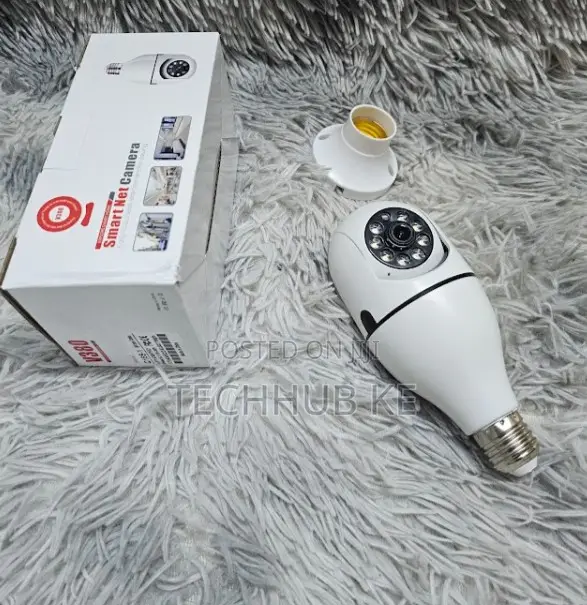 CCTV Bulb Camera Lens PTZ Bulb CCTV 360 1080p With Motion Trackng