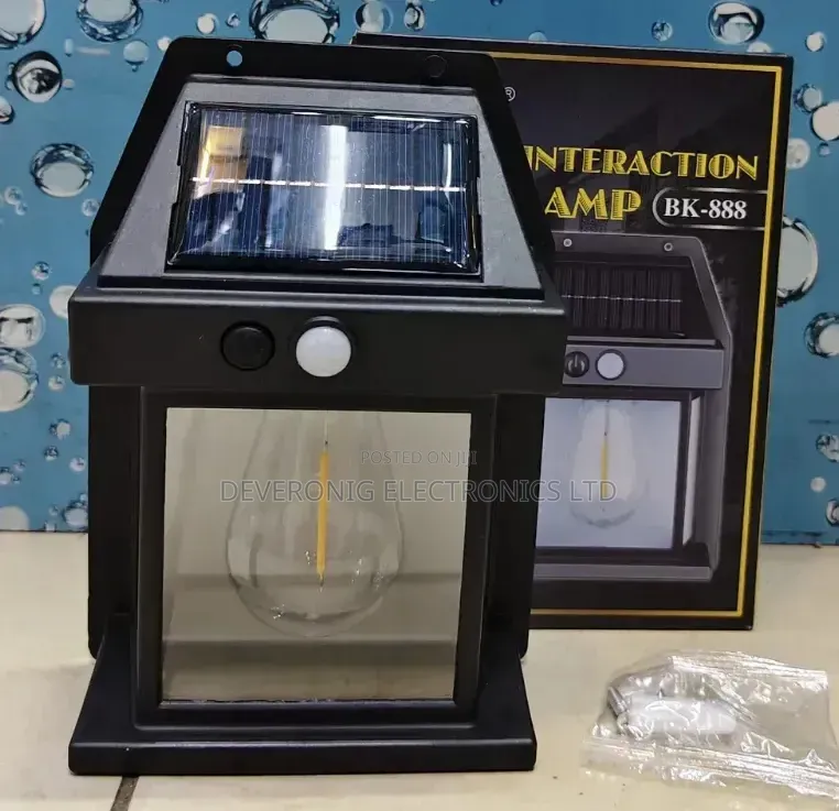 *One Bulb Solar Interaction Wall Lamp