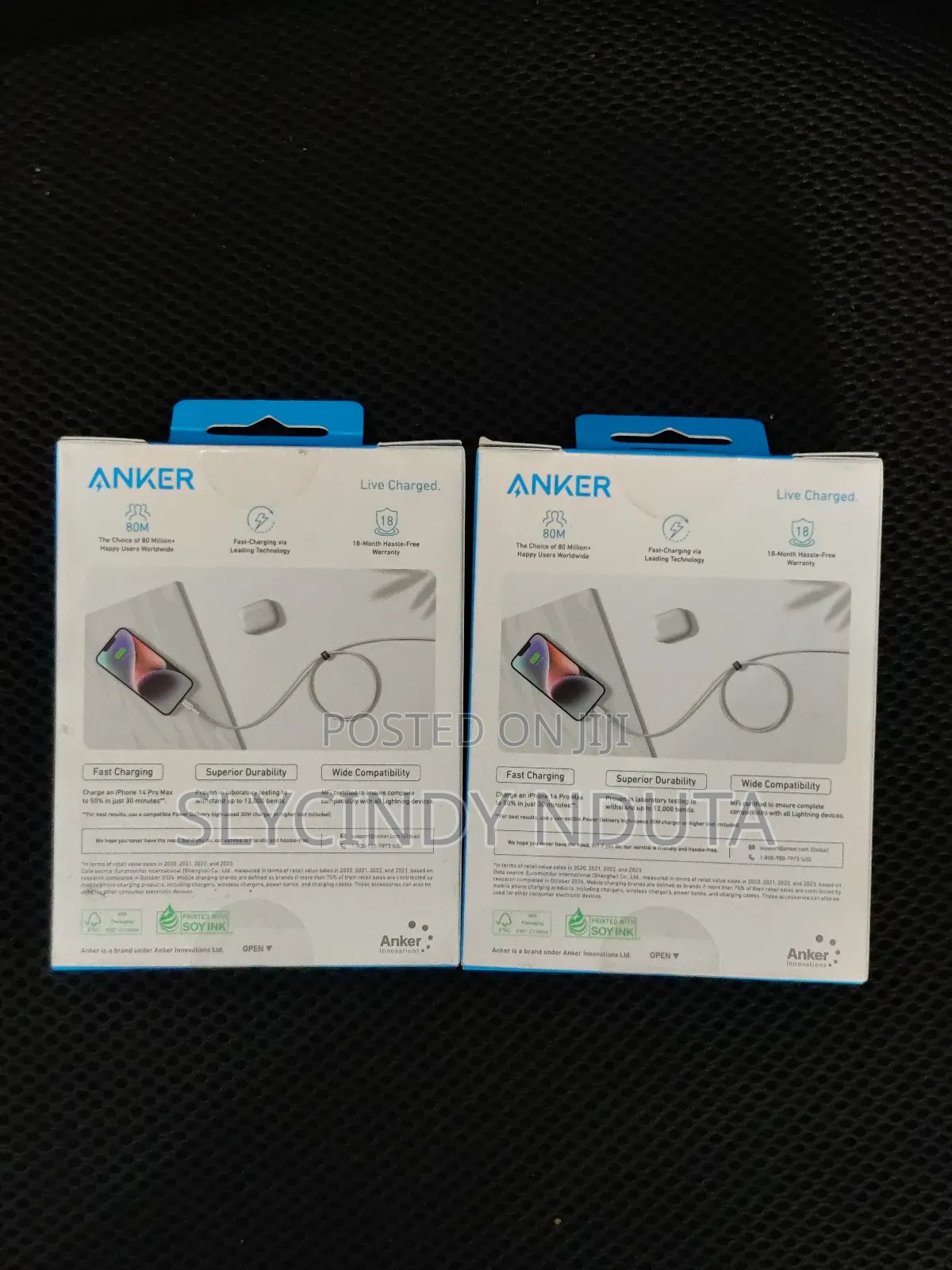 Anker Durable Braided Fast-Charging Cable (6ft)
