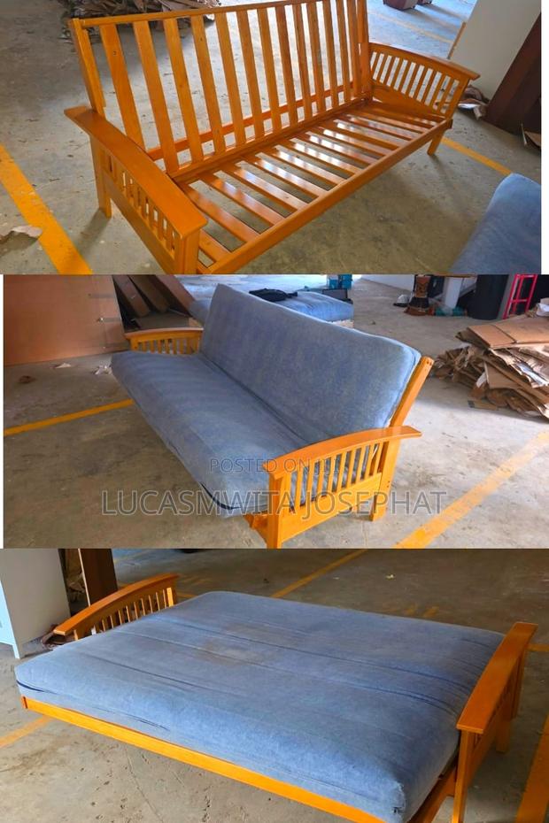 Futon Sofa Bed + Mattress