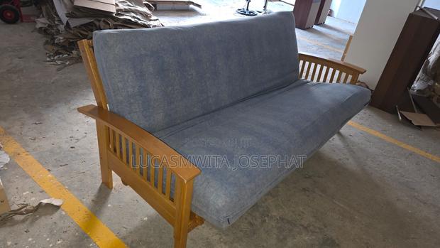 Futon Sofa Bed + Mattress - thumbnail 2
