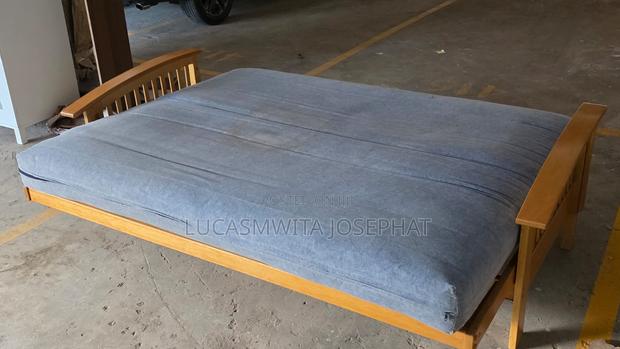 Futon Sofa Bed + Mattress - thumbnail 4