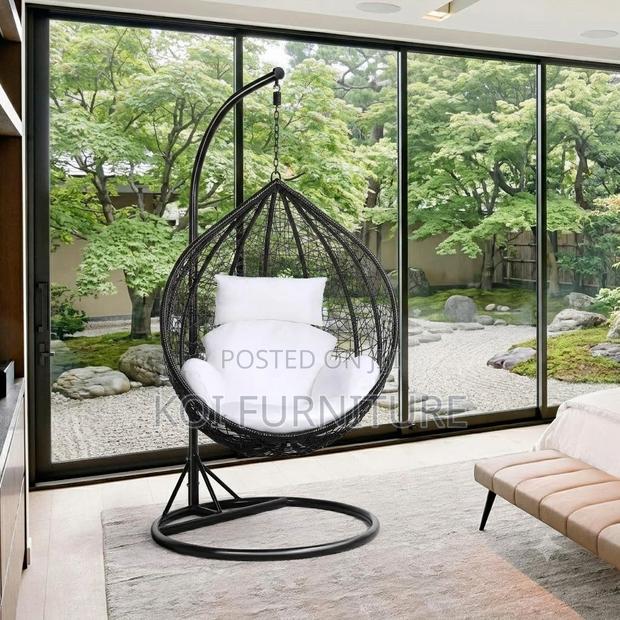 Home Chairs; Hanging Gardens Rattan Hammock Chairs - thumbnail 5