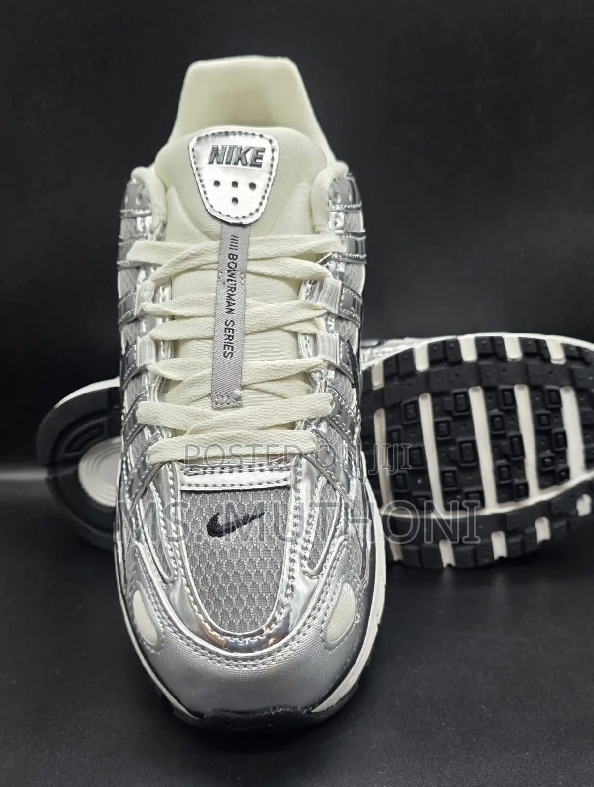 Metallic Silver Nike P-6000 Sneakers Size 38-45